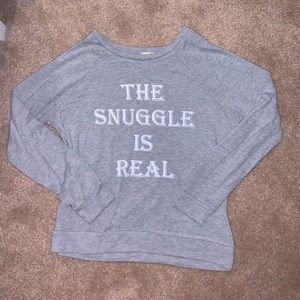 Grey cozy long sleeve